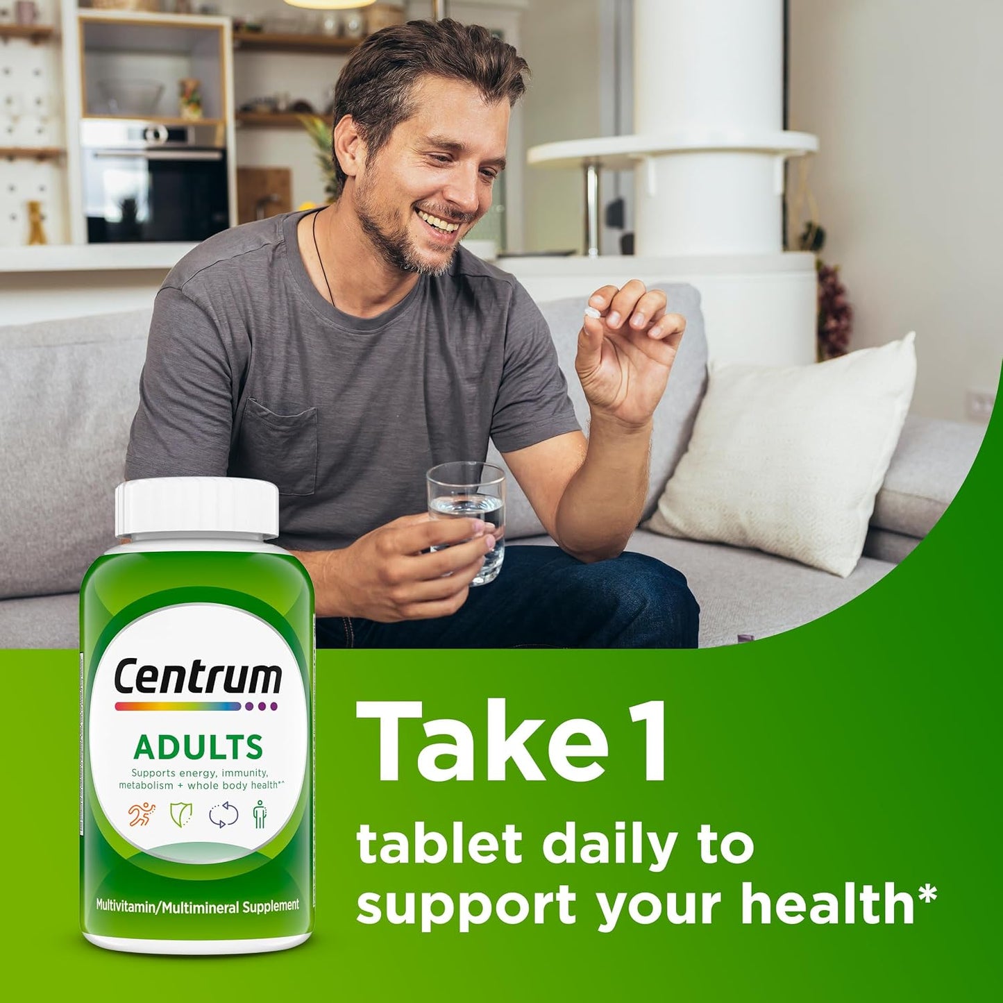 Centrum Adult Multivitamin/Multimineral Food Supplement – 200 Tablets - görsel 5