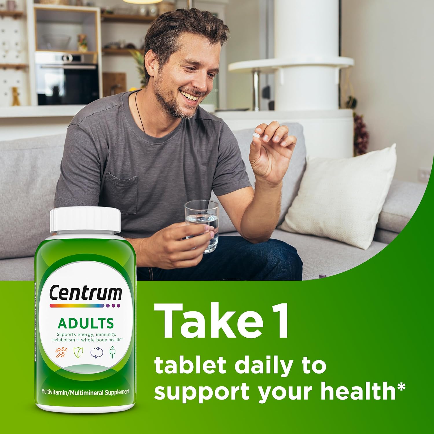 Centrum Adult Multivitamin/Multimineral Food Supplement – 200 Tablets - görsel 5