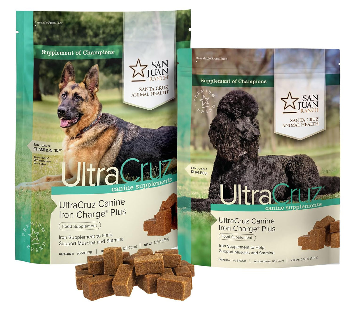 UltraCruz Canine Iron Charge Plus, 60 Tasty Chews - görsel 4