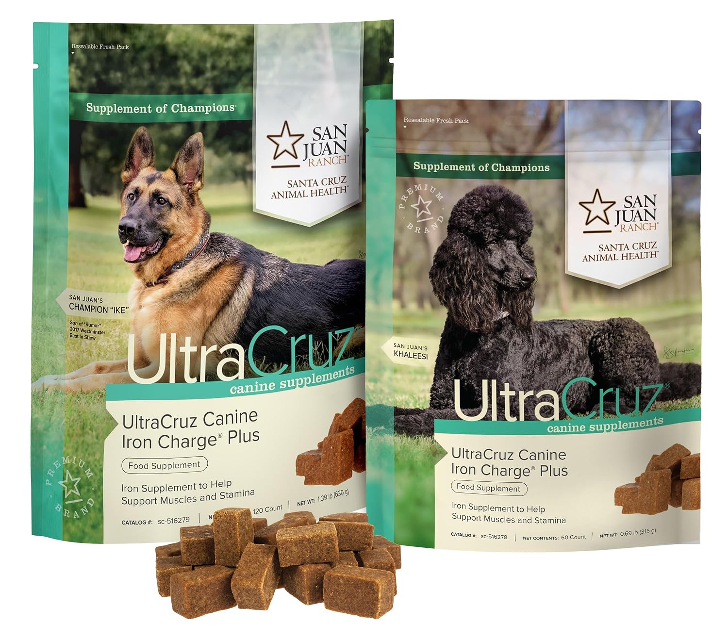 UltraCruz Canine Iron Charge Plus, 60 Tasty Chews - görsel 4