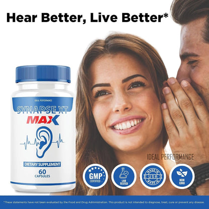IDEAL PERFORMANCE Synapse XT Tinnitus Food Supplement – 60 Capsules