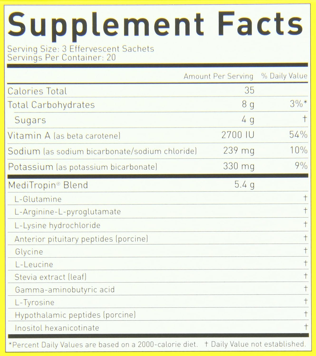 Meditropin – Anti-Ageing Amino Acid Supplement – Supports Night-time Recovery and Vitality – 60 Sachets - görsel 4