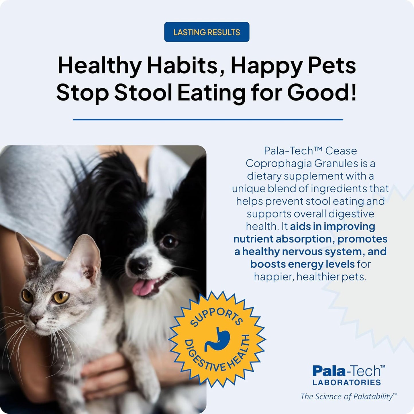 Pala-Tech Cease Coprophagia Granules for Dogs (450g) - görsel 3