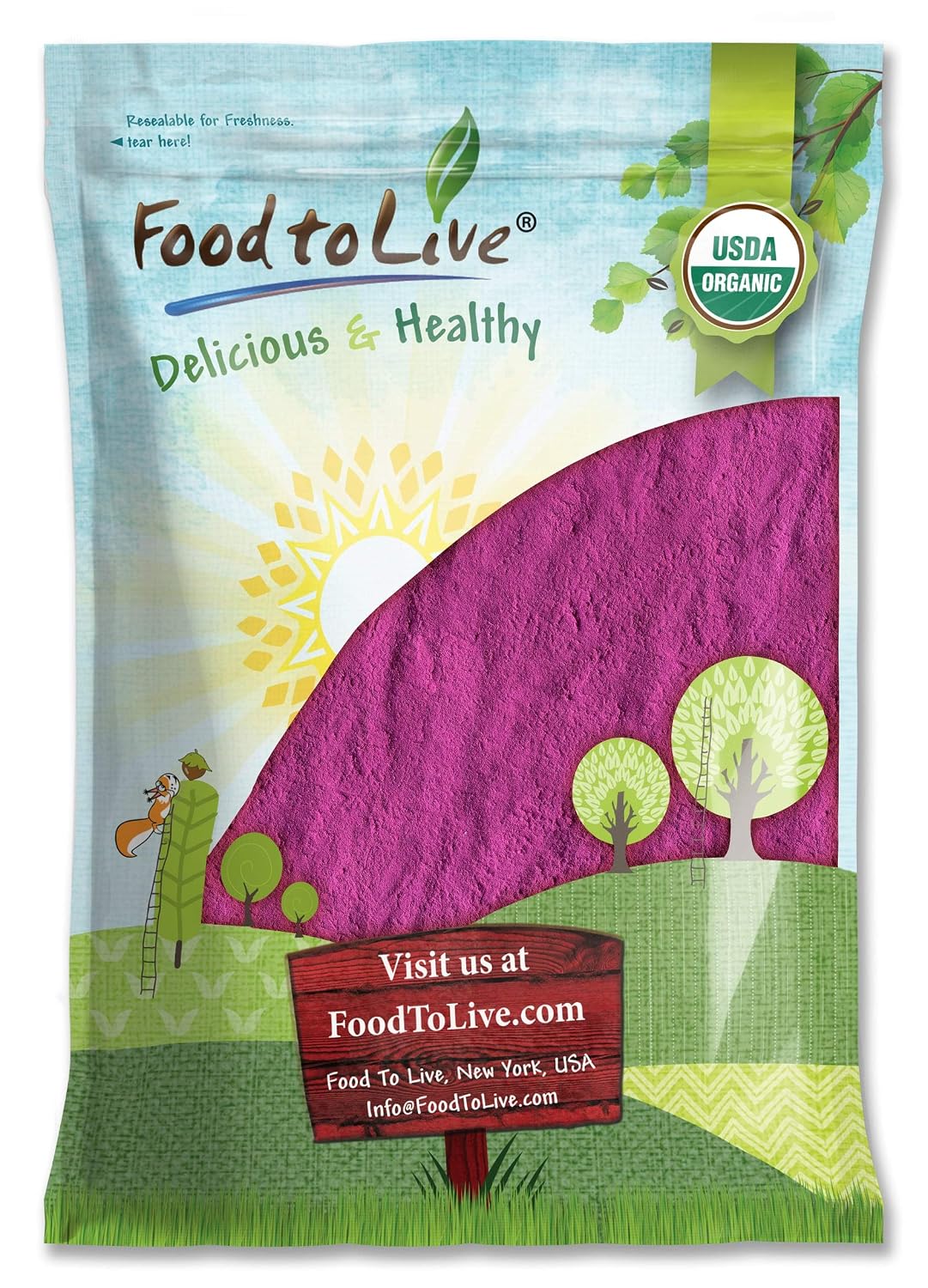Organic Black Currant Juice Powder - 1.81 kg - görsel 9