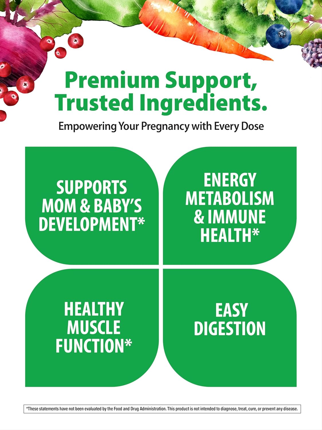 Rainbow Light Prenatal + Multivitamin - 180 Vegan Caplets - görsel 4