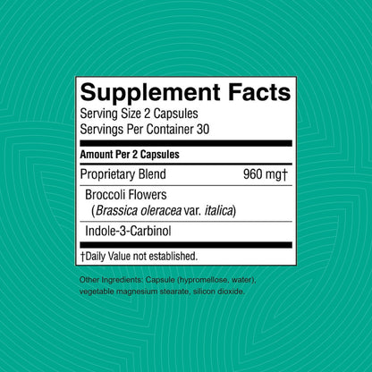 Nature's Sunshine Indole-3-Carbinol Food Supplement, 60 Capsules