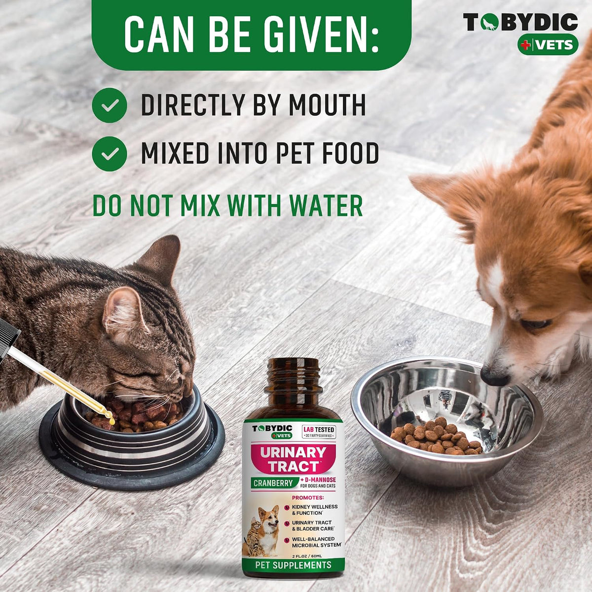 Cat & Dog Urinary Tract Support with Cranberry & D-Mannose – Natural Supplement for Feline and Canine Kidney and Bladder Health - görsel 5
