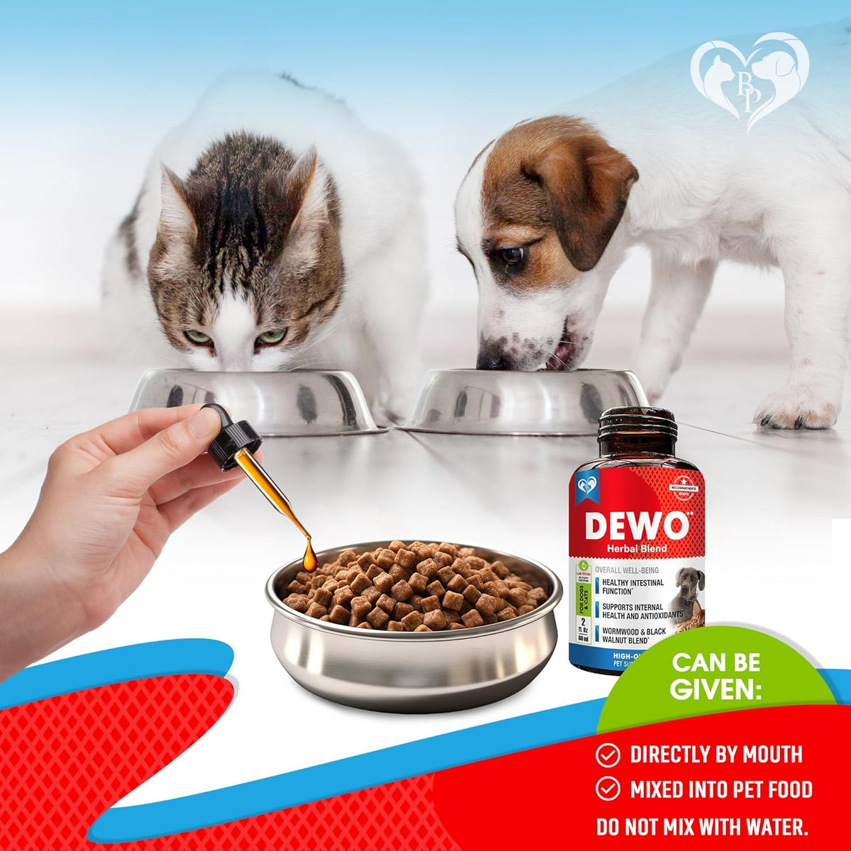 Natural Intestinal Defence for Dogs, Puppies & Cats – Herbal Cleanse with Wormwood & Black Walnut - görsel 5