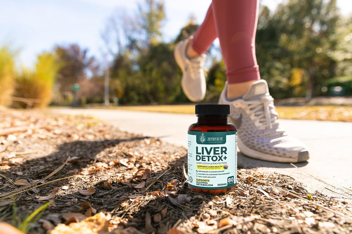 Zethyr St. Liver Detox+ with Milk Thistle - Premium Dose - Liver Cleanse Detox & Repair with NAC, ALA, Choline & B-Vitamins - 80 Capsules for Daily Antioxidant Support - görsel 6