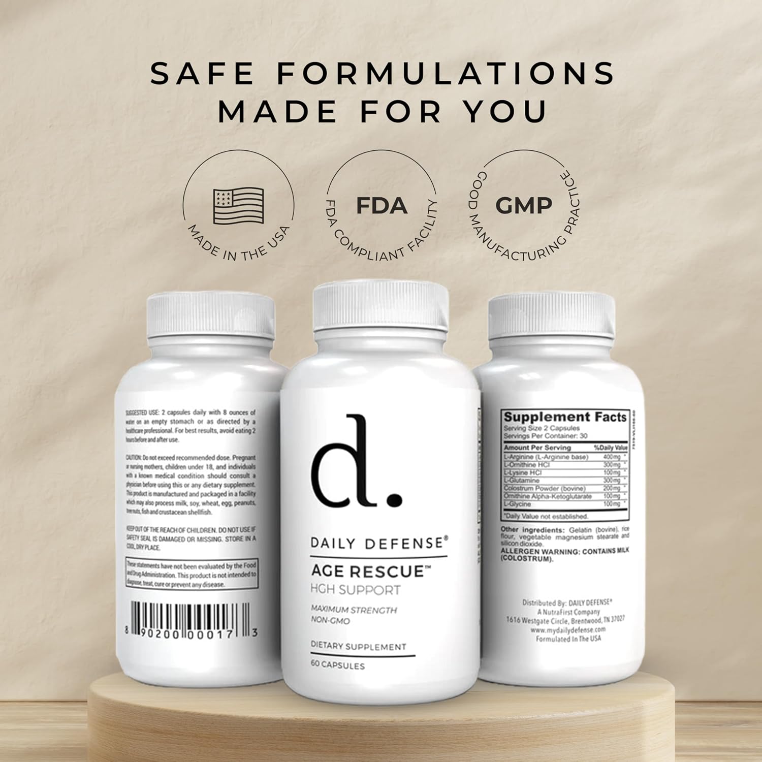 Daily Defence Age Rescue: Anti Ageing Amino Acids with Colostrum - görsel 6