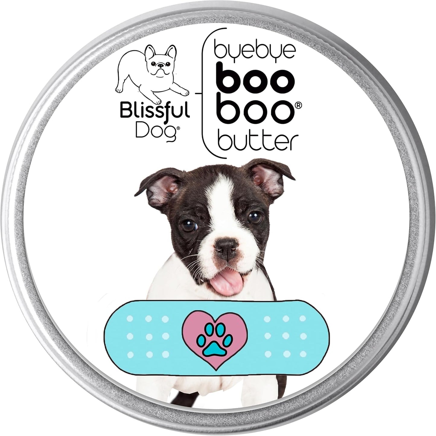 The Blissful Dog Boston Terrier Booboo Butter - 8 oz Tin - görsel 1
