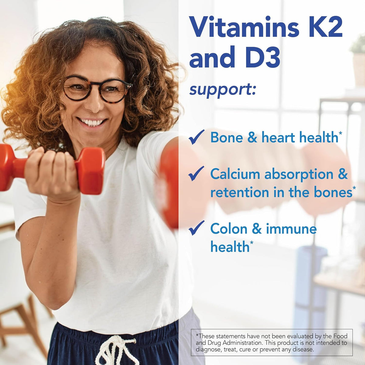 Patient One Vitamin K2 and D3 - 150 mcg K2 (as MK-7) and 2000 IU D3, 60 Capsules - görsel 4