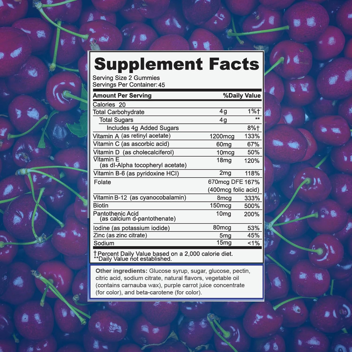 Focus Multivitamin Gummies - Flavoured Daily Multivitamin, 90 Gummies - görsel 4