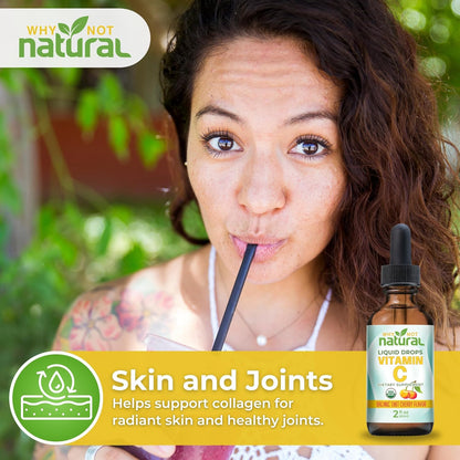 Why Not Natural Organic Liquid Vitamin C Drops