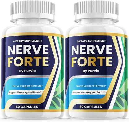 Nerve Forte Capsules – Advanced Strength Formula for Overall Wellbeing Support (120 Capsules)