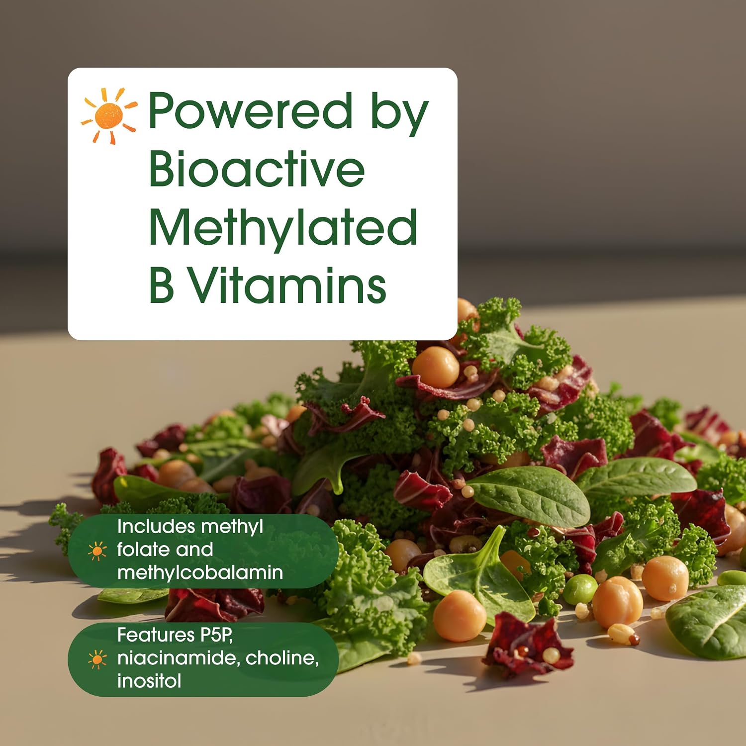 NatureBell Methylated B Complex - 240 Vegetarian Capsules - High Bioavailability 12-in-1 Formula - görsel 6