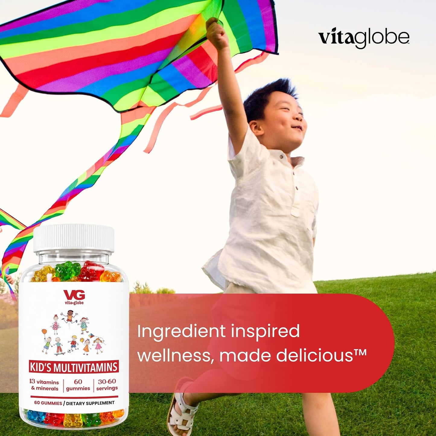 VITA Globe Kids Complete Multivitamin Gummies – 120 Gummies (Pack of 2) - görsel 6