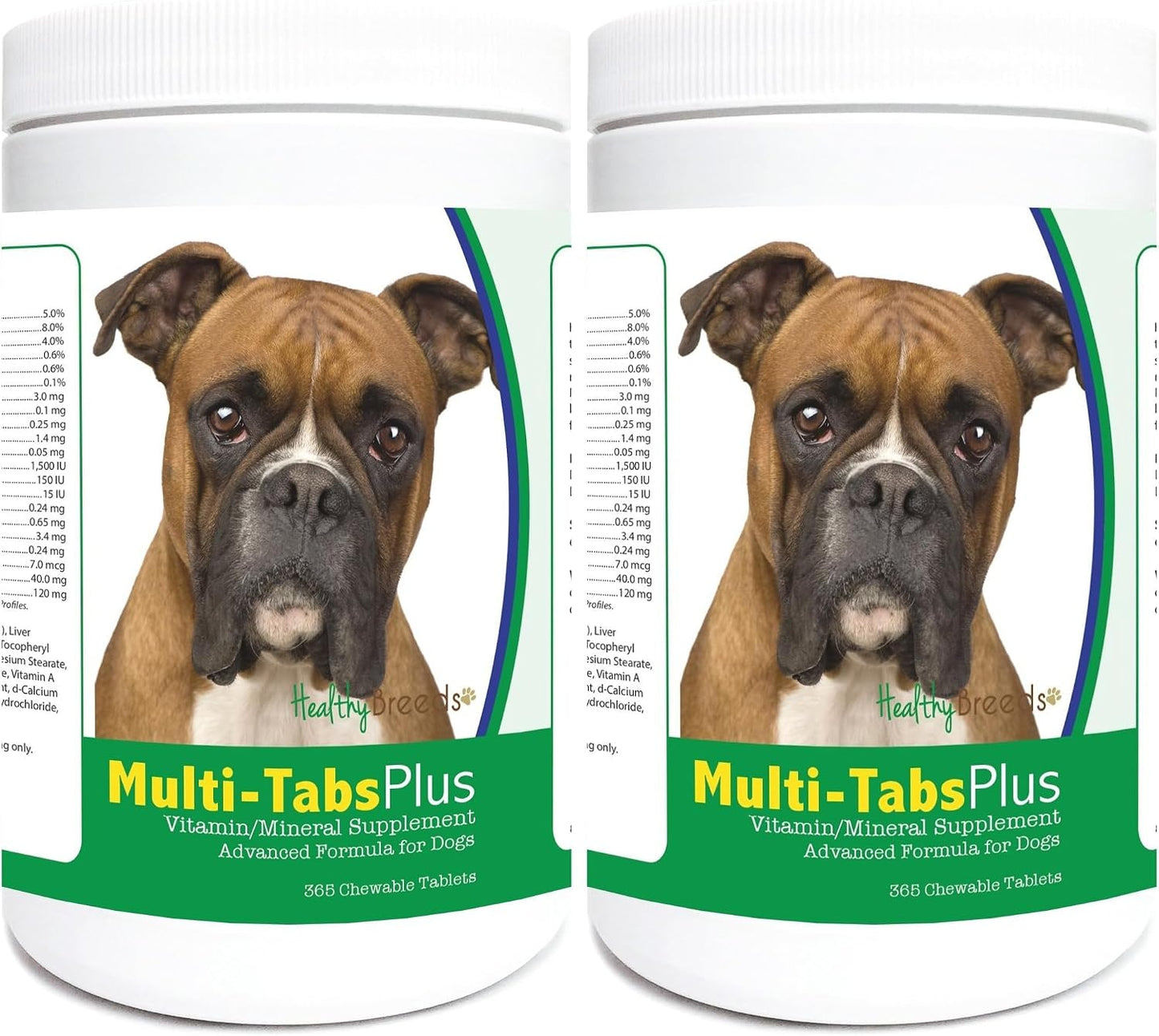 Healthy Breeds Boxer Multi-Tabs Plus Chewable Tablets 365 Count - görsel 2