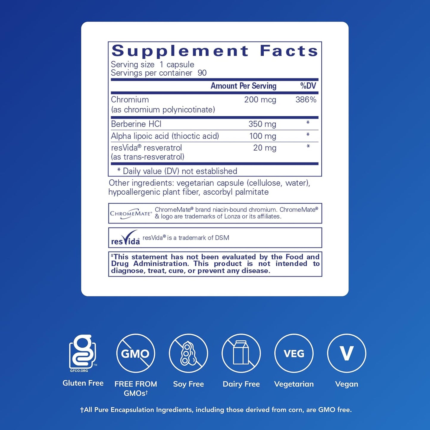 Pure Encapsulations Metabolic Xtra – Supplement for Carbohydrate Metabolism Support – 90 Capsules - görsel 2