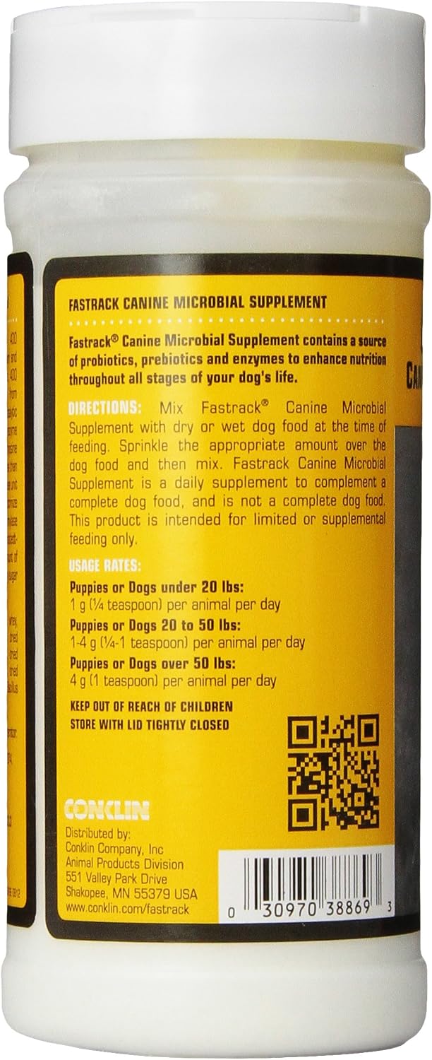 Conklin Fastrack Canine Microbial Supplement for Dogs, 300g - görsel 3