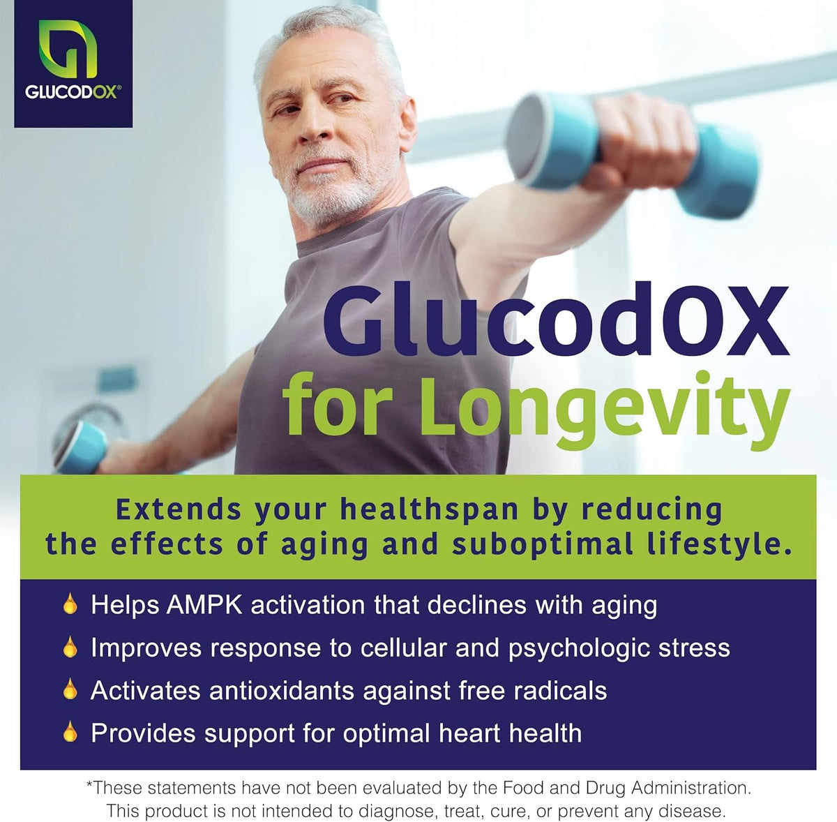GlucodOX AMPK Activator Supplement – Guggul Extract for Metabolic Support & Longevity - görsel 4