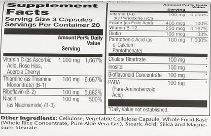 Solaray Mega B Stress Two Stage, 60 Veg Capsules