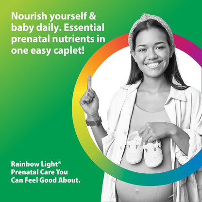 Rainbow Light Prenatal Multivitamin One+ with Probiotics, 150 Caplets
