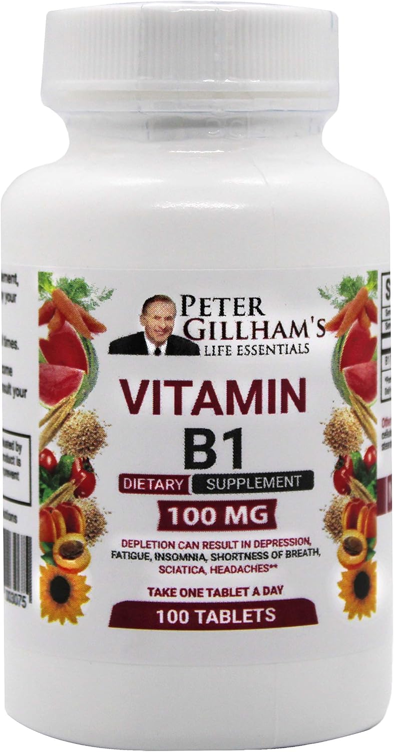 Peter's Choice B1 (Thiamine) Tablets, 100 mg – 100 Tablets - görsel 1