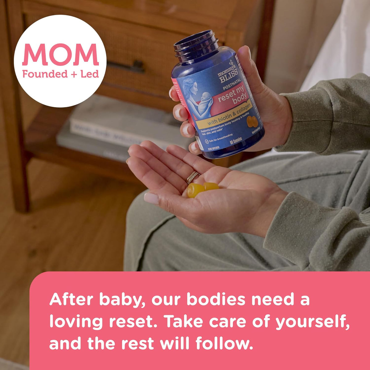 Mommy's Bliss Postnatal Support Reset My Body Gummies with Biotin & Collagen - görsel 4
