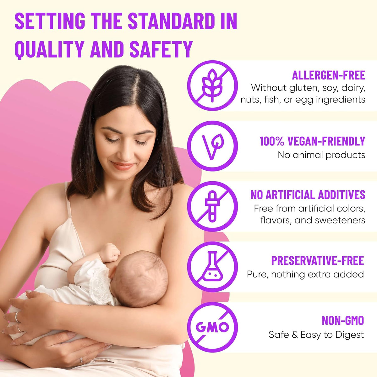 Mama's Select Organic Fenugreek Capsules – Natural Herbal Lactation Supplement - görsel 3