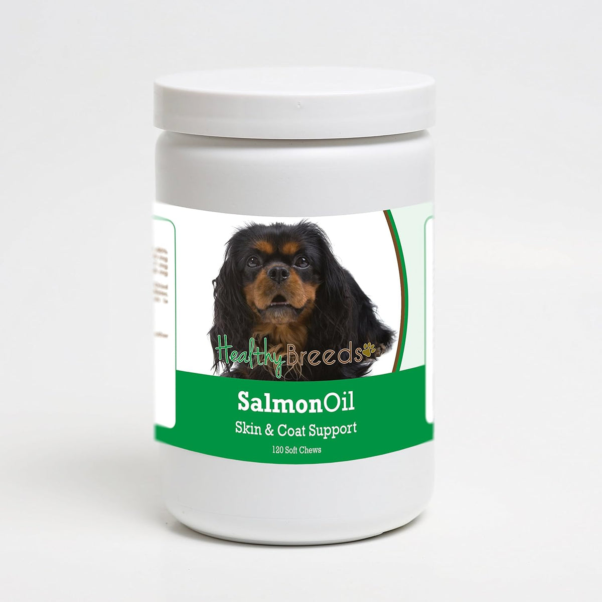 Healthy Breeds English Toy Spaniel Salmon Oil Soft Chews 120 Count - görsel 1