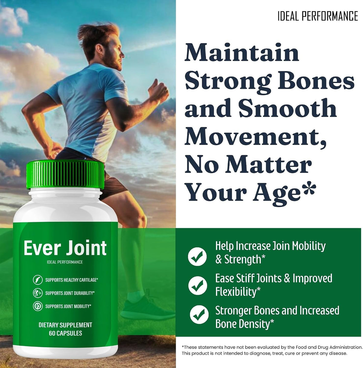 Ever Joint Supplements Capsules – Extra Strength Joint Support (60 Capsules) - görsel 5