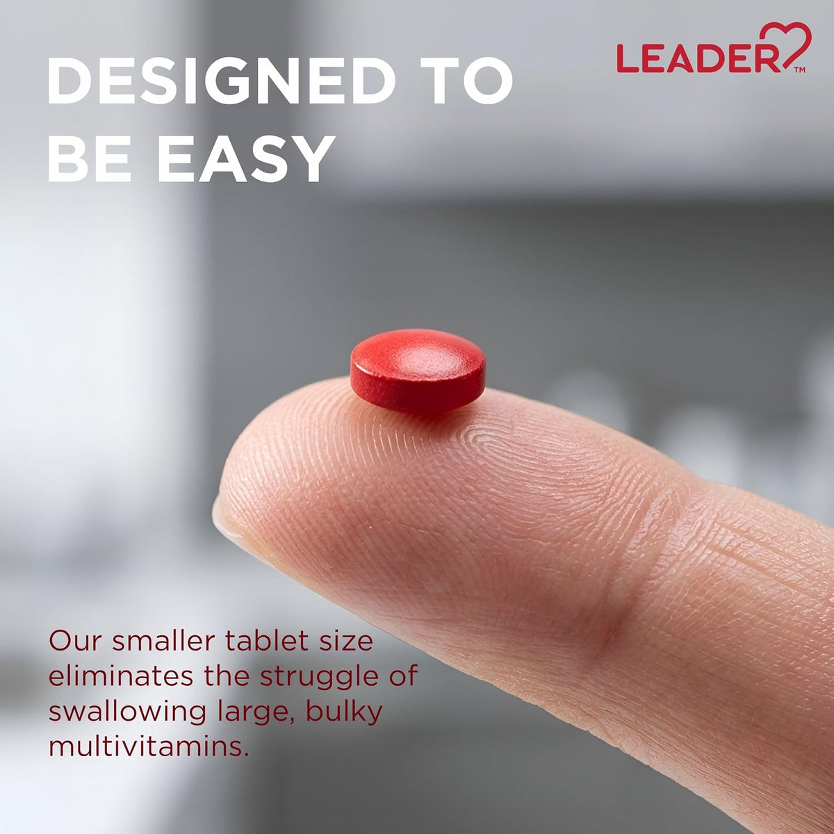 Leader One Daily Multivitamin Tablets 100 Count Essential Nutrients for Adults - görsel 2