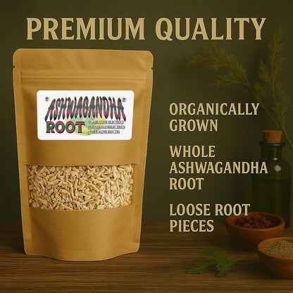 Ashwagandha Root - Organically Grown in Oregon - 4 oz (113 g)