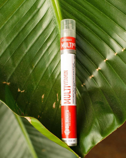 Dr. Spray's Multivitamin (30-Day Supply) - Great Tasting, Fast-Acting, Vegetarian, Non-GMO, with 100% DV Vitamin B12 and D3