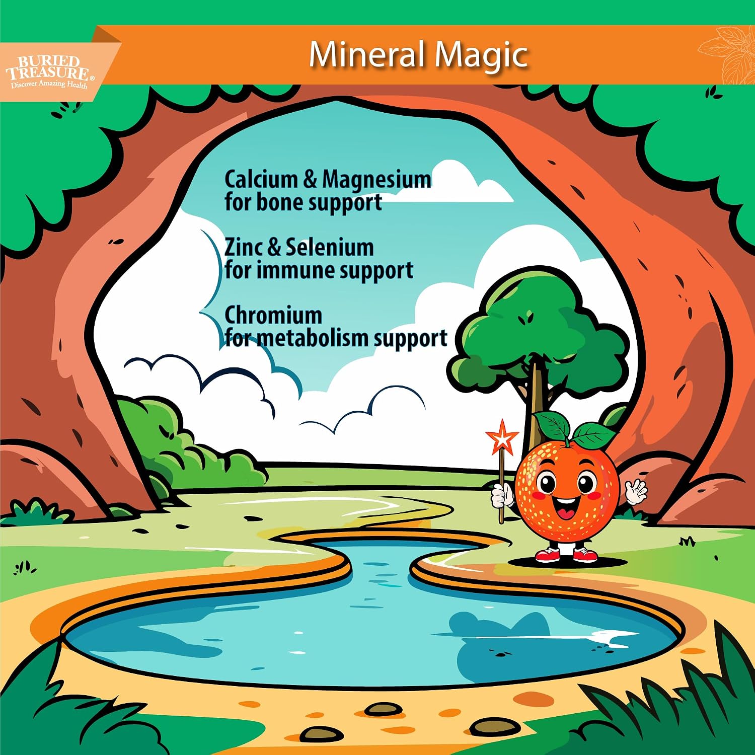 Buried Treasure Children's Daily Multi Liquid Multivitamin & Minerals - görsel 5