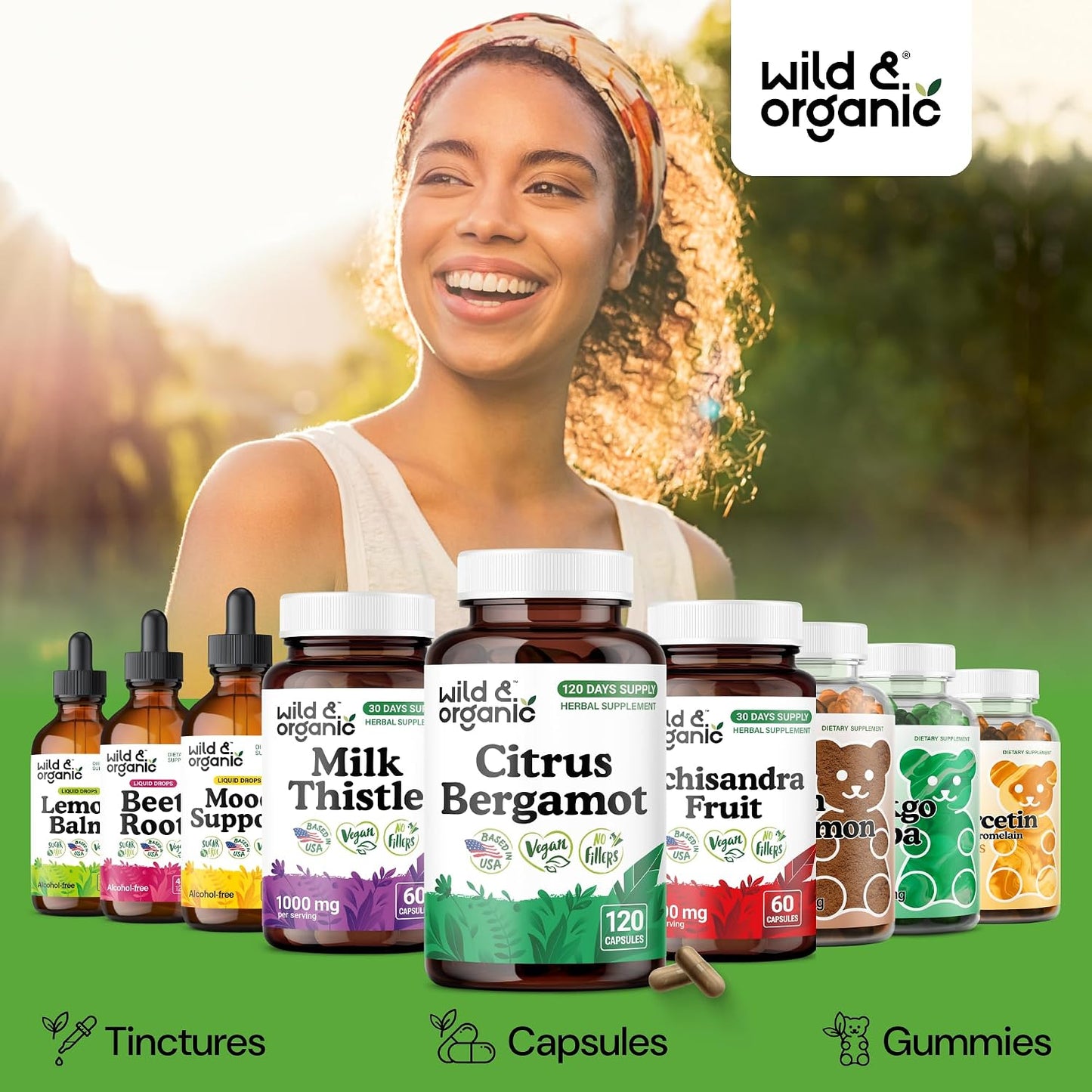 Wild & Organic Citrus Bergamot Capsules - Antioxidant & Overall Support - görsel 6