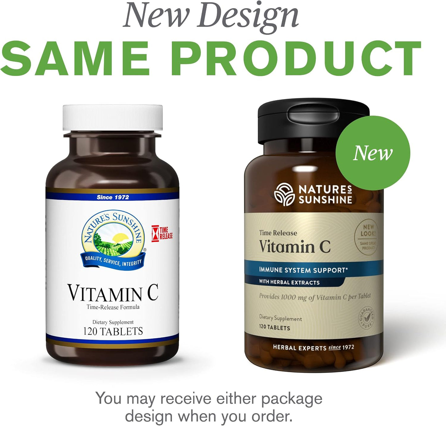 Nature's Sunshine Vitamin C Time-Release, 1000 mg, 120 Tablets - görsel 7