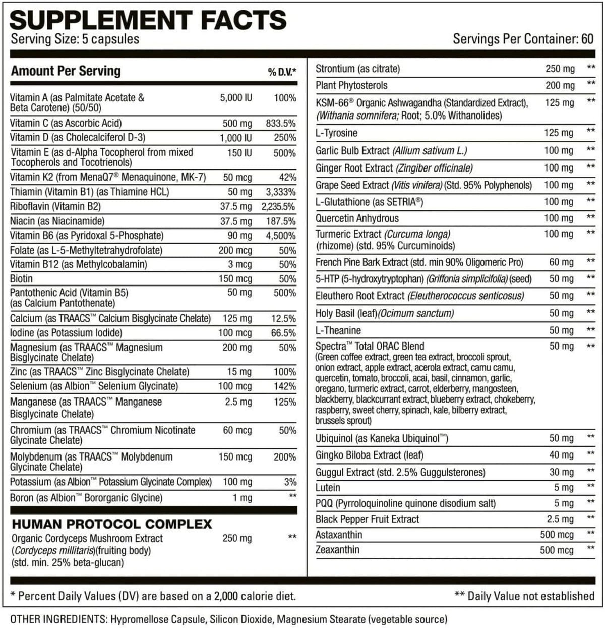 HD MUSCLE VitaHD Essential Multivitamin | Athlete-Specific Vitamins, Minerals and Nutrients | 60 Servings - görsel 2