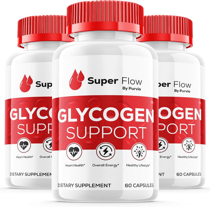 Super Flow Glycogen Optimiser – Overall Wellness Support Supplement (180 Capsules)