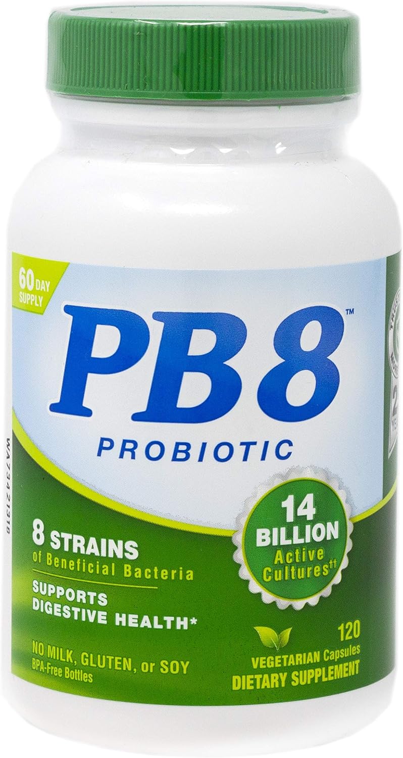 PB 8 Pro-Biotic Vegetarian Capsules – 120 Capsules - görsel 1