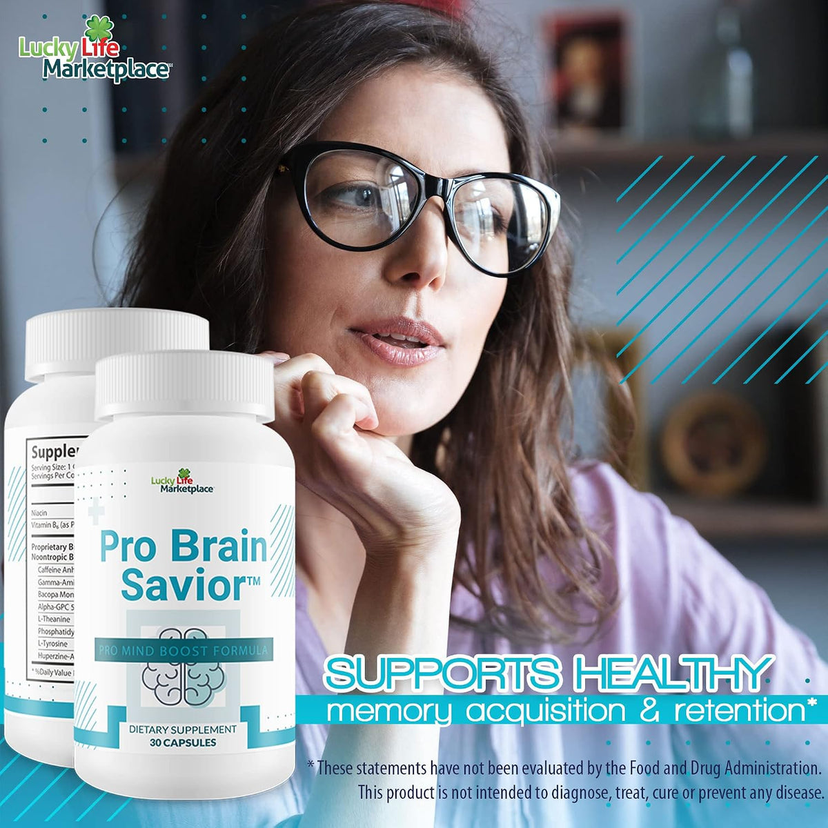 Pro Brain Saviour - Nootropic Brain Supplement for Memory, Focus, and Clarity - görsel 5