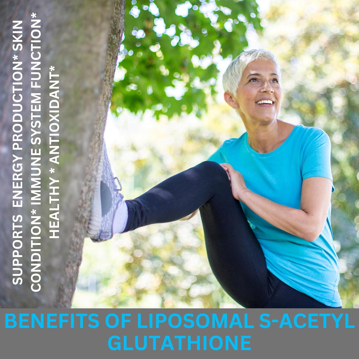 Nikoni Liposomal S-Acetyl L-Glutathione, Resveratrol, Hyaluronic Acid & Collagen - 500mg, 120 Capsules - görsel 7