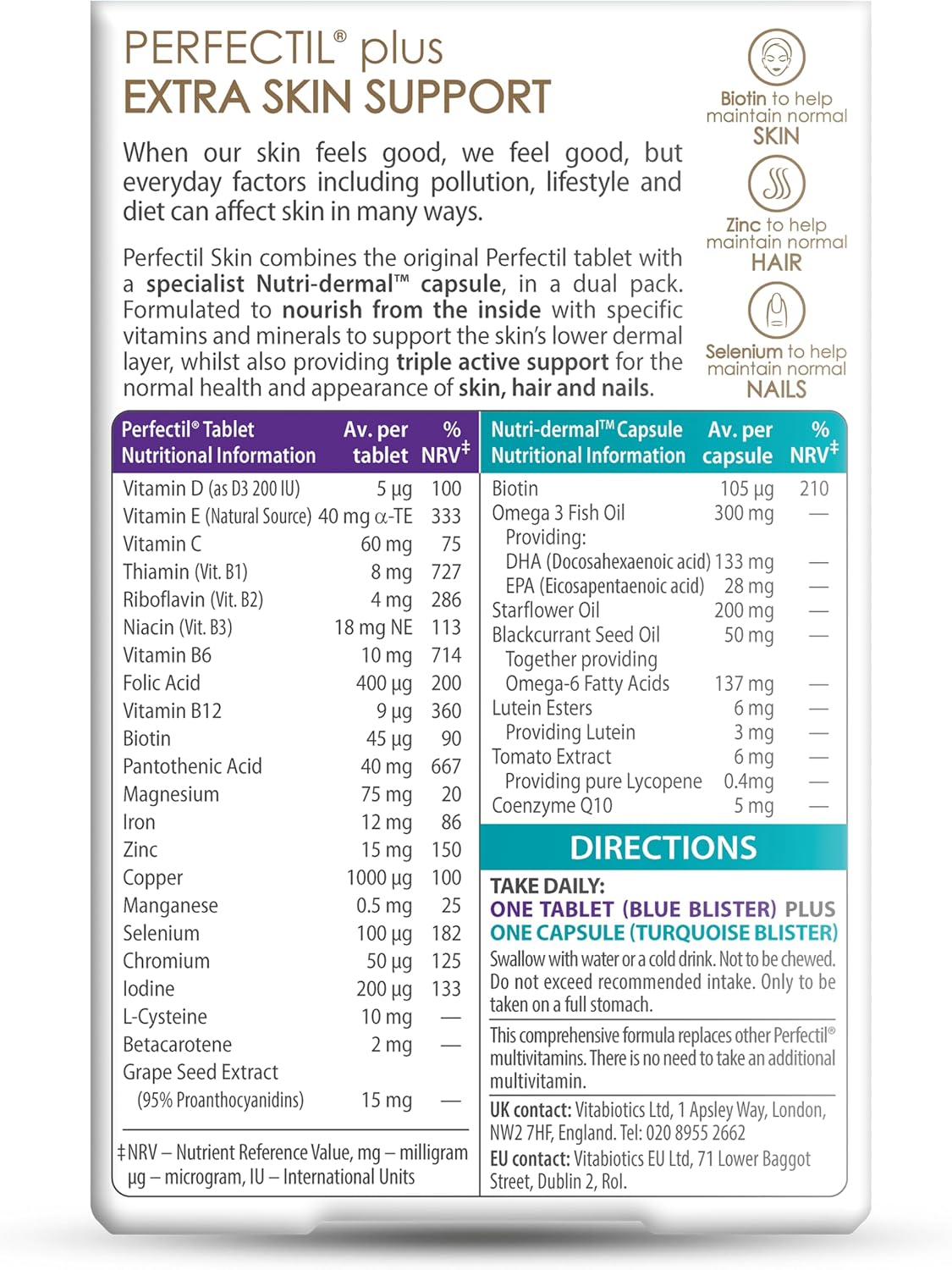 Perfectil Vitabiotics Plus Dual Pack - 56 Tablets - görsel 2