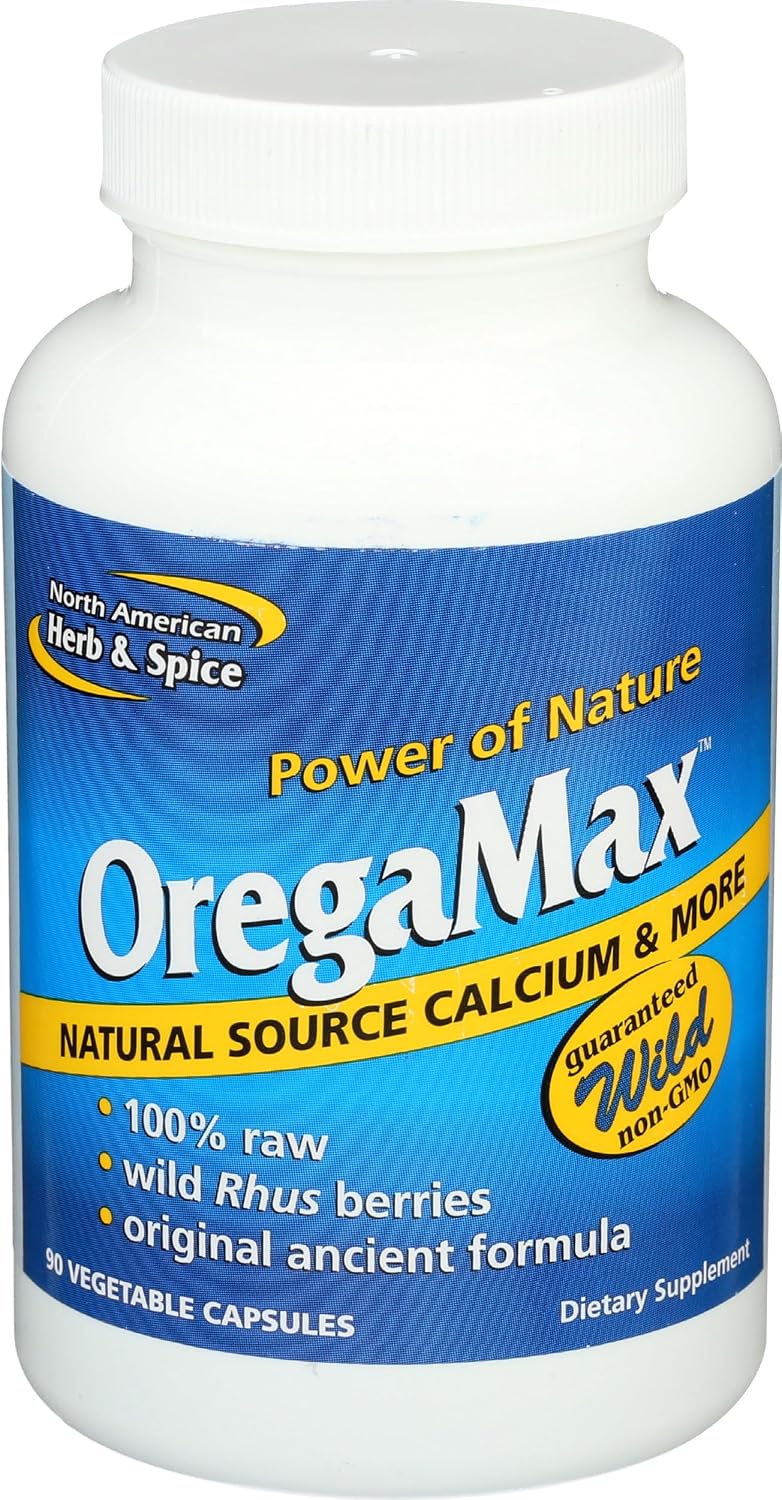 NORTH AMERICAN HERB & SPICE OregaMax - Wild Oregano Oil Supplement with Garlic and Onion - 90 Veggie Capsules - görsel 3