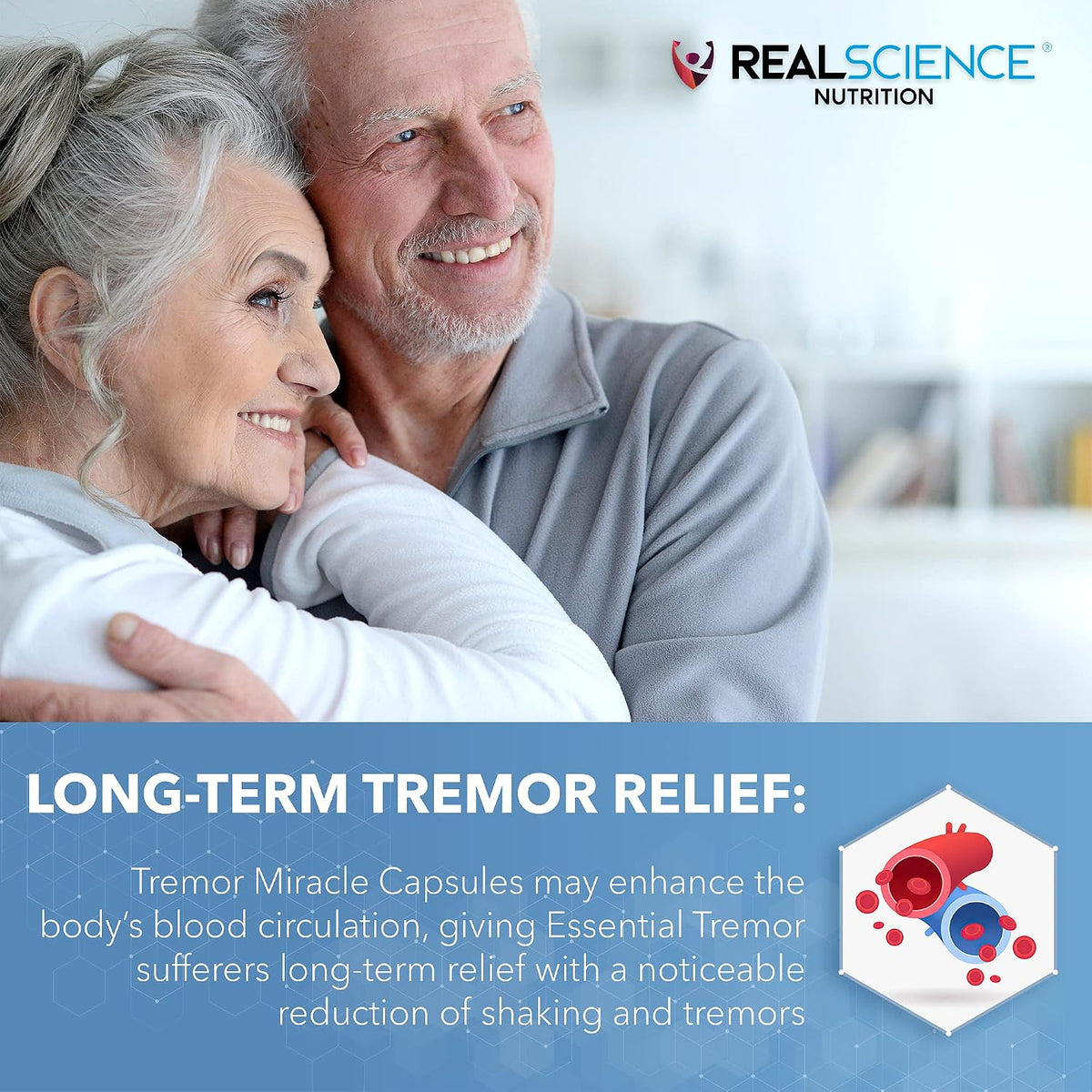 Real Science Tremor Support Capsules – Tremor Relief Supplement with GABA and Vitamins for Nervous System Support – Made in USA, 60 Capsules - görsel 7