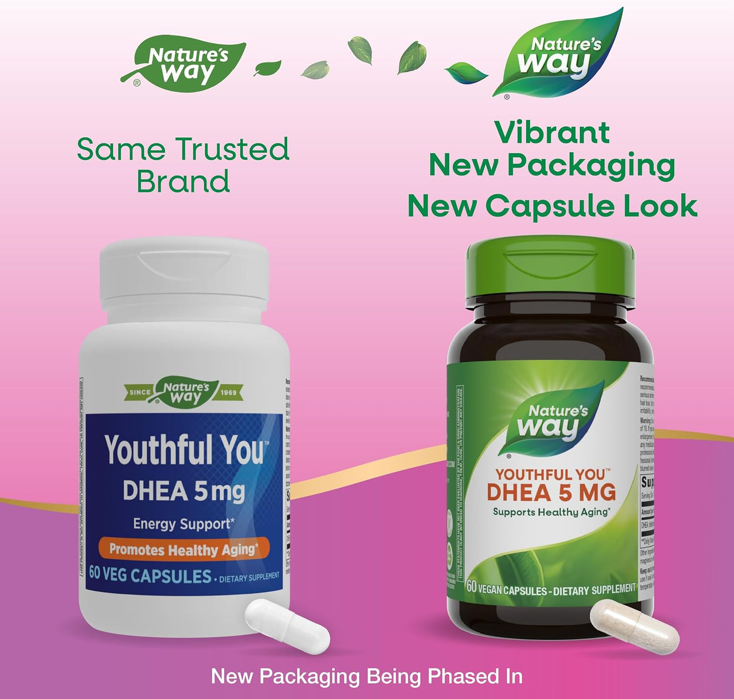 Nature's Way Youthful You DHEA 5 mg, 60 Vegan Capsules - görsel 4