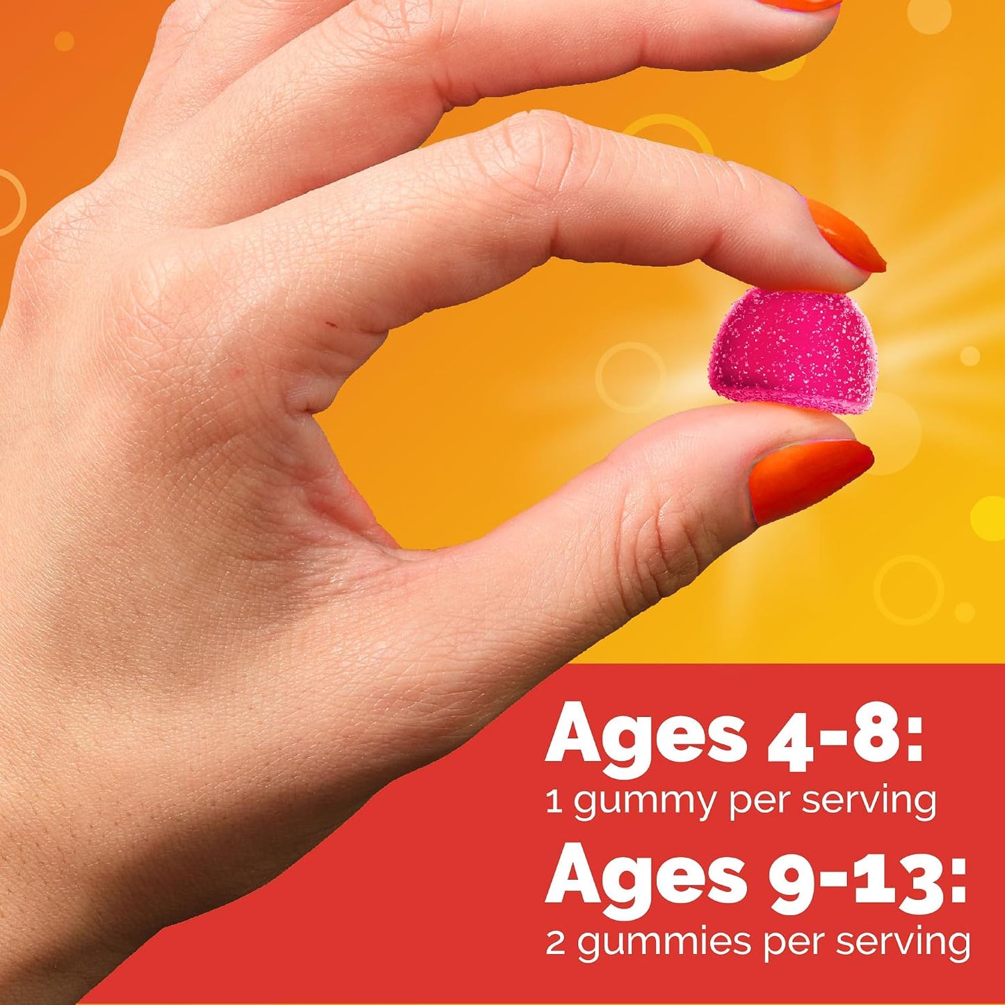 Emergen-C Kidz Daily Immune Support Gummies, Berry Bash – 44 Count - görsel 4