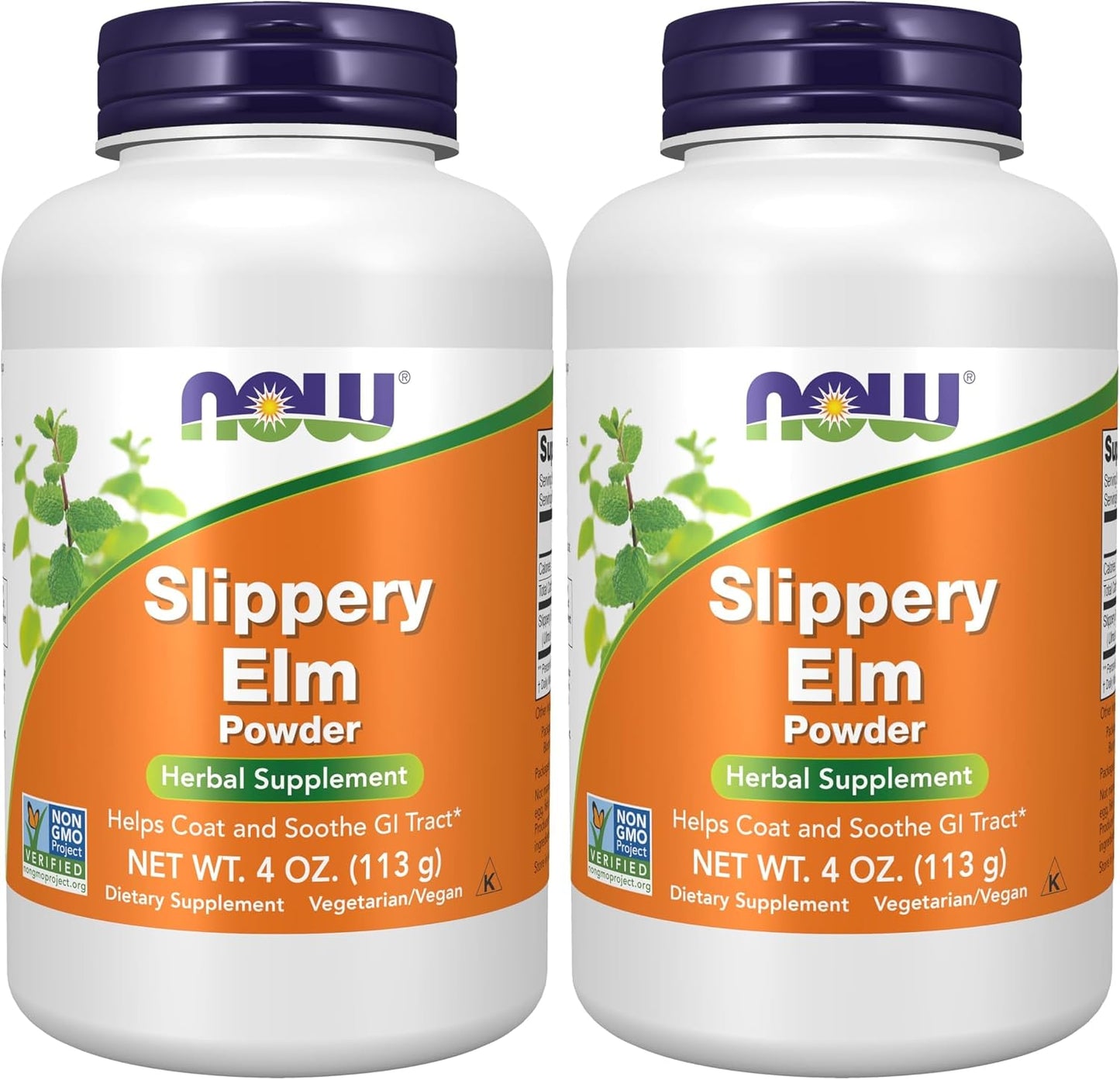 NOW Foods Slippery Elm Powder (Ulmus rubra), Non-GM, 113 g - görsel 8