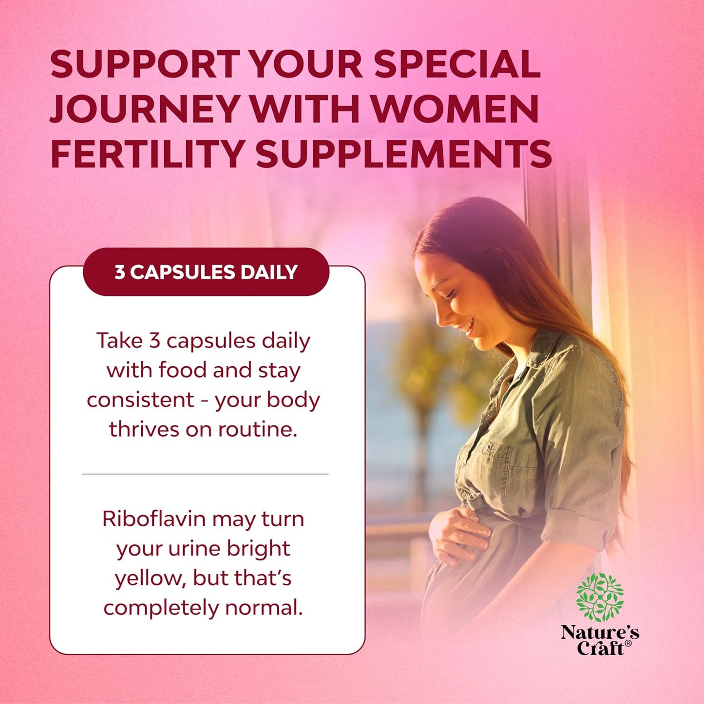 Fertility Supplements for Women with Inositol & Folic Acid – Preconception Vitamins for Hormone Balance with L-methylfolate, B12, Vitamin D3, Iodine, Selenium, Zinc and CoQ10 – 90 Count - görsel 2